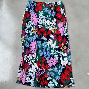 Old Navy Colorful Floral Maxi Skirt